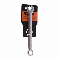 Ключ комбинированный 11мм (Chrome vanadium) на держателе сатинированный ЭВРИКА 1/25